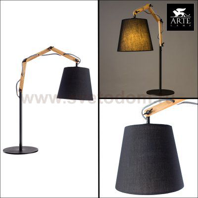 Светильник настольный Arte lamp A5700LT-1BK Pinoccio 