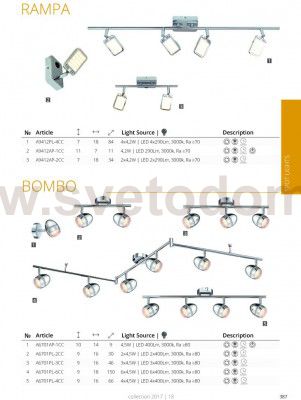 Светильник потолочный Arte lamp A6701PL-4CC BOMBO