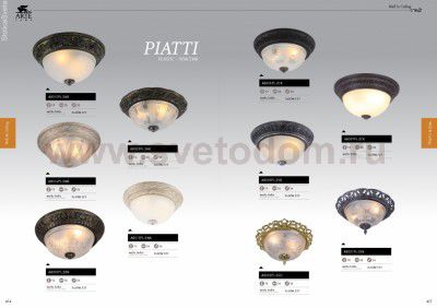 Потолочный светильник Arte lamp A8006PL-2CK Piatti
