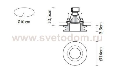 Светильник Fabbian D27 F01 00 Faretti