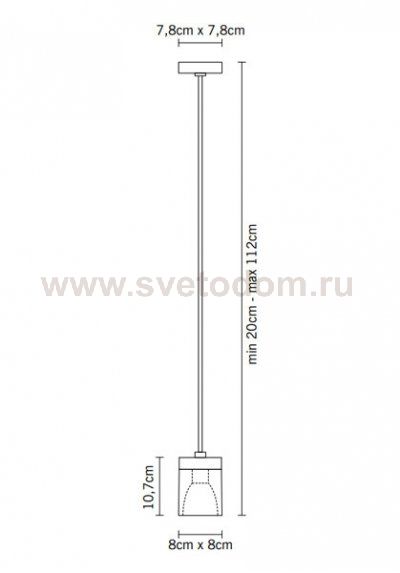 Подвесной светильник Fabbian D28 A01 00 Cubetto