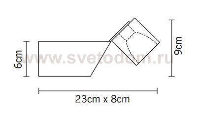 Светильник настенный бра Fabbian D28 D03 00 Cubetto