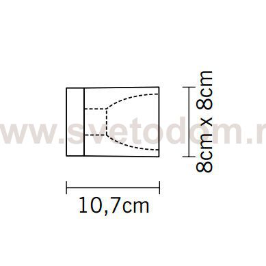 Настенный/Потолочный светильник Fabbian D28G0200 Rosso