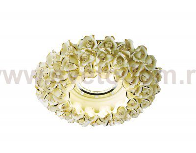 Светильник точечный Ambrella D5505 W/G белый/золото керамика ORGANIC SPOT