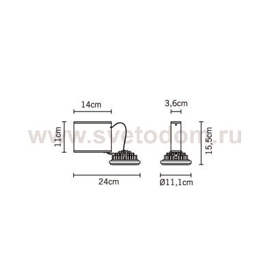 Настенно-потолочный светильник Fabbian D70 G03 15 Orbis