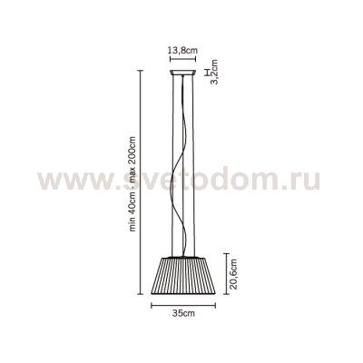 Светильник Fabbian D87A0400 Flow