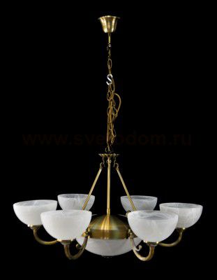 Люстра классическая Arte Lamp A3777LM-6-2AB Windsor white