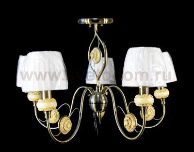 Потолочная люстра Arte lamp A9583PL-5AB Intaglio