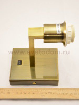 Светильник бра с выключателем Arte lamp A9248AP-1AB Hall