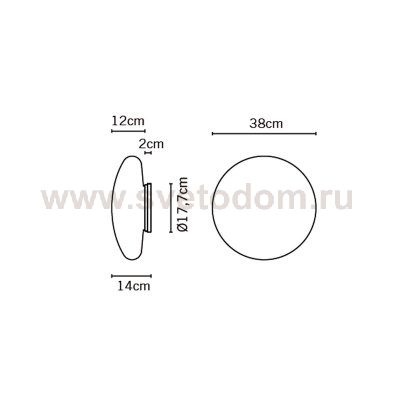 Светильник Fabbian F07 G11 01 Lumi