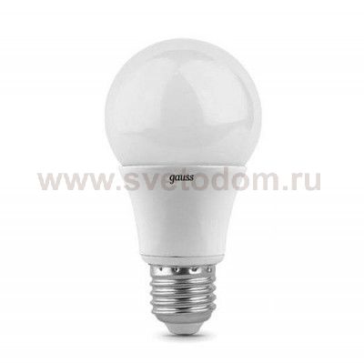 Лампа светодиодная Gauss LED A60 E27 7W 680lm 3000K (102502107)