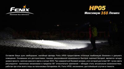 Фонарь Fenix HP05 желтый