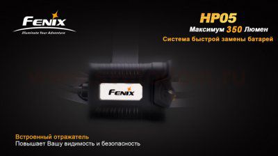 Фонарь Fenix HP05 желтый