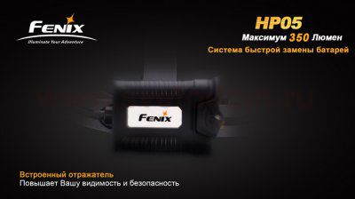 Фонарь Fenix HP05 серый