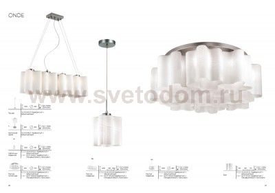 Светильник настенный бра St luce SL117.511.01 ONDE