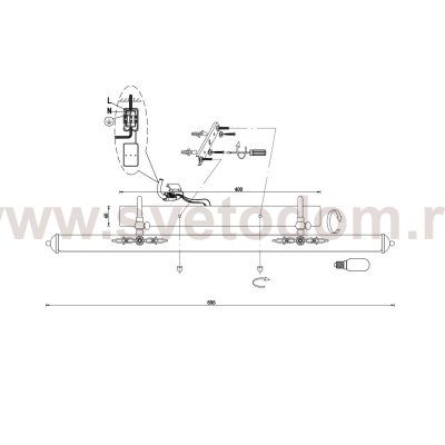 Подсветка для картин St luce SL574.501.04 ILLUMINAZIONE