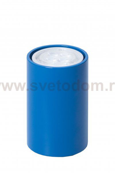 Светильник накладной Tubo6 P1 19, металл синий, H95мм/D60мм, 1 x GU10