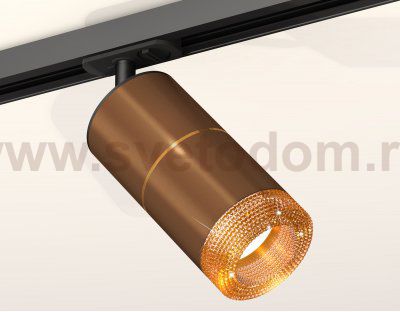 Комплект трекового светильника с композитным хрусталем Ambrella XT7404003 XT