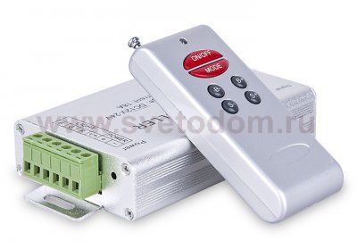 Контроллер для светодиодной ленты RGB с ПДУ с функциями диммера Elektrostandard RC-DC12V-18A