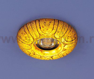 Встраиваемый светильник со светодиодами Elektrostandard 3040 желтая подсветка (YL/Led)