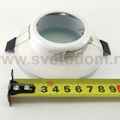 Влагозащищенный точечный светильник 1080 MR16 WH белый Elektrostandard