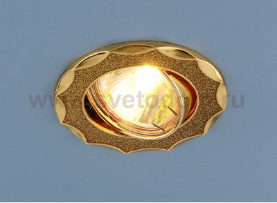 Точечный светильник 612 MR16 GD золотой блеск/золото Elektrostandard