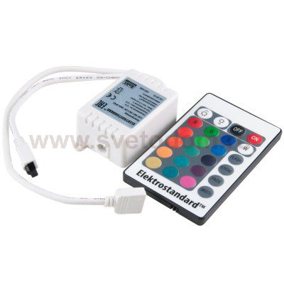 Контроллер для светодиодной ленты RGB с ПДУ Elektrostandard LSC 001 DC12V- 06A IP42