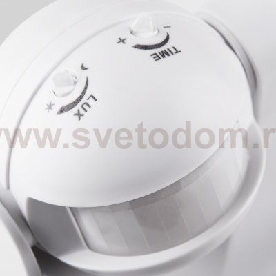 Инфракрасный датчик движения 12m 1,8-2,5m 1200W IP44 180° SNS-M-08 белый Elektrostandard