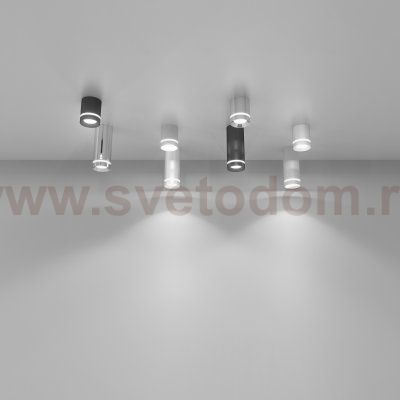 Накладной акцентный светодиодный светильник DLR021 9W 4200K черный матовый Elektrostandard