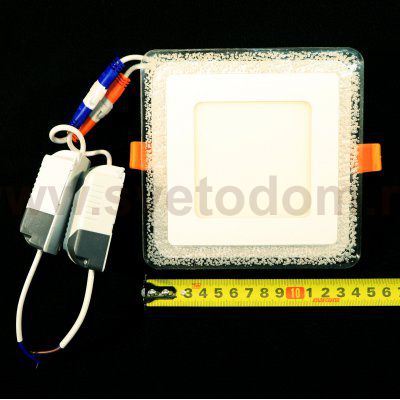 Встраиваемый светодиодный светильник DLS024 7+3W 4200K Elektrostandard