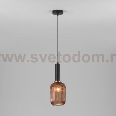 Подвесной светильник Eurosvet 50181/1 Bravo янтарный