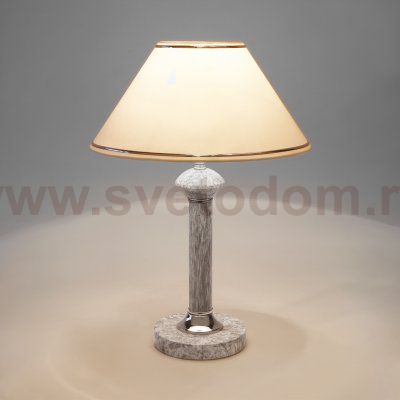 Классическая настольная лампа Eurosvet 60019/1 мрамор Lorenzo