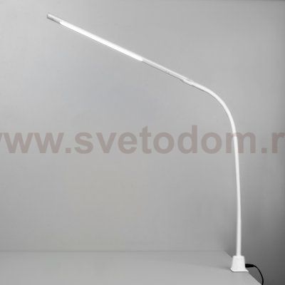 Светодиодная настольная лампа на струбцине 80429/1 белый Eurosvet