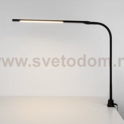 Светодиодная настольная лампа на струбцине 80429/1 черный Eurosvet