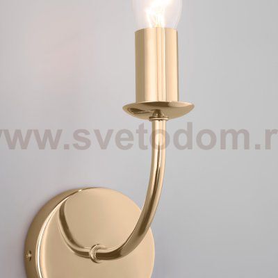 Классический настенный светильник 60139/1 золото Eurosvet