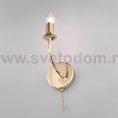 Классический настенный светильник 60139/1 золото Eurosvet