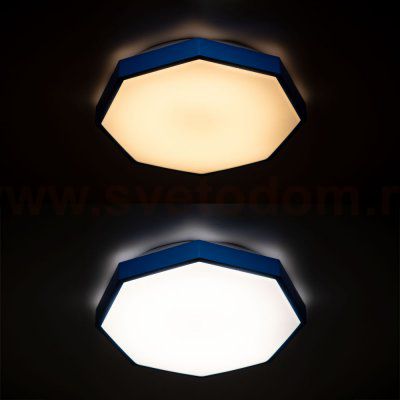 Потолочный светодиодный светильник 72Вт 480мм Arte Lamp A2659PL-1BL KANT синий
