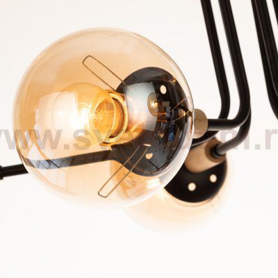 Люстра потолочная Arte lamp A2716PL-6BK OXFORD