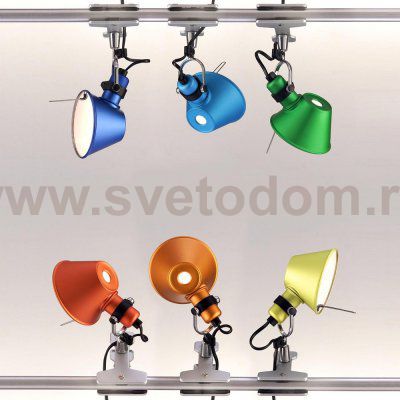 Настенный светильник бра Artemide A010880 Tolomeo micro pinza