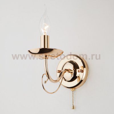 Настенный светильник бра Eurosvet 22404/1 золото