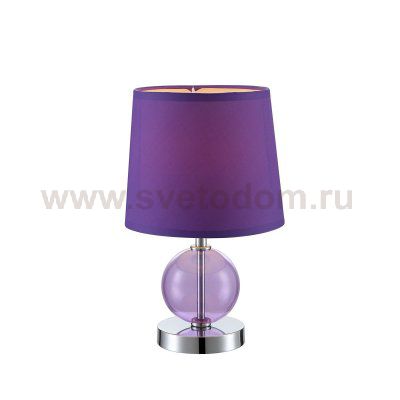 Настольная лампа фиолетовая Globo 21666 Volcano