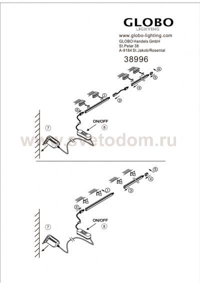 Светильник Globo 38996 LED Band