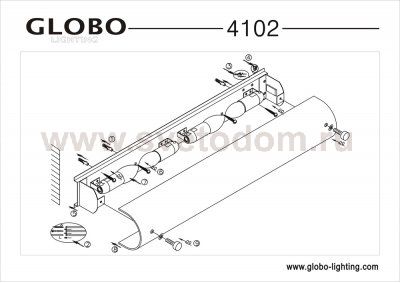 Светильник длинный Globo 4102 Line