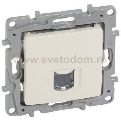 Legrand Etika Крем Розетка комп (RJ45) 6 кат. UTP 672353