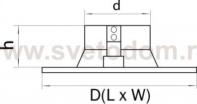 Светильник встраиваемый Lightstar 214506 Domino