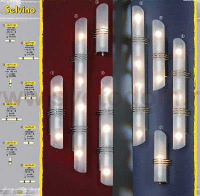 Светильник настенный бра Lussole LSA-7711-01 SELVINO