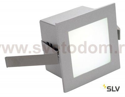 SLV 111260 FRAME BASIC LED Einbau- leuchte, eckig, silbergrau, 4000K