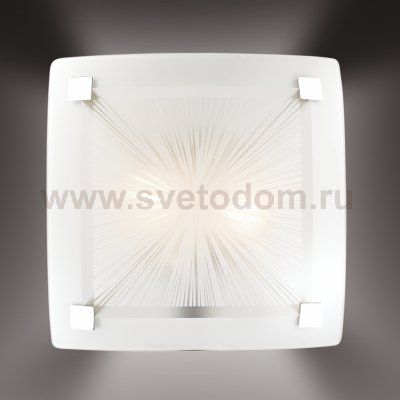 Потолочный светильник Сонекс 2107 хром/белый ZOLDI