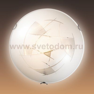 Настенно-потолочный светильник Сонекс 243 хром/белый KAPENA