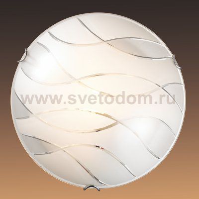 Настенно-потолочный светильник Сонекс 244 хром/белый MONA